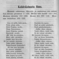 Kahdeskymmenestoinen runo